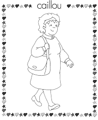 Caillou coloring pages feature the popular characters from the canadian television show with the same name. Coloring Pages Caillou 1