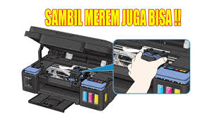 Jika level sisa tinta berada di bawah garis batas bawah (a), isi ulang kotak tinta dengan tinta warna yang sesuai. System Cleaning Canon G2000 By Printer Tv