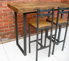 ··· blue bar chairs breakfast chair cafe for restaurant with metal legs fold up industrial modern and table 2020 bending counter. Breakfast Bar Table Two Bar Stools Rustic Industrial Breakfast Bar Table Bar Table Bar Table And Stools