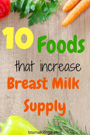 Whatever the reason, these breastfeeding superfoods are believed to promote and support a healthy supply of breast milk. 12 Lactogenic Foods To Increase Milk Supply Mama Kenna