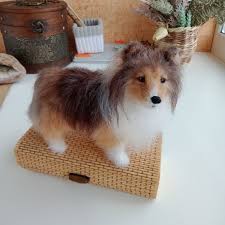 Miniature Custom Shetland Sheepdog Sable Sheltie Memorial Etsy Realistic Stuffed Animals Custom Dog Plush Gifts For Dog Owners