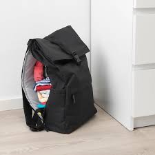 Starttid Backpack Black Get It Here Ikea Backpacks Black Backpack How To Make Shorts