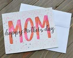 Buggy for second grade mother's day craft mothers day crafts. Happy Mother S Day Watercolor Greeting Card Handmade Gifts For Mom Happy Mother S Day Card Mother S Day Greeting Cards Mom Cards