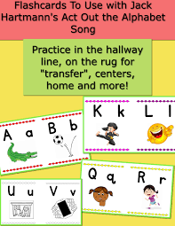 Jan richardsons alphabet chartlearn the letters and their sounds. Flashcards To Use With Jack Hartmann S Act Out The Alphabet Song Alphabet Songs Letter Song Flashcards
