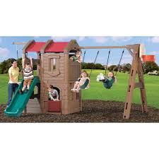 This playhouse with slide is the ultimate backyard playhouse! Step 2 Outdoor Play Shop Clothing Shoes Online
