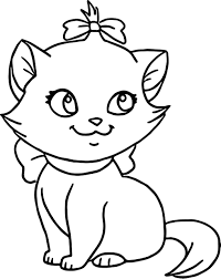 30 printable cat coloring pages your toddler will love. Cute Cat Coloring Pages Pdf Novocom Top