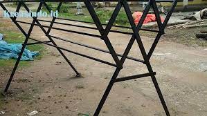 Jemuran baju stainless steel samudera 180. Daftar Harga Berbagai Macam Jemuran Besi Baju Dan Jemuran Handuk Besi Terbaru Komplit