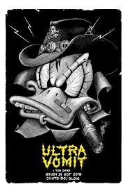 Ultra Vomit Serigraphie Officielle 40x60 Cm Par Will Etsy Art Sketches Poster Art Rock Art