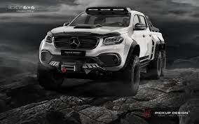 Mercedes benz g63 amg 6x6 pickup truck green 1/64 diecast model car by era car mb196x6rn06. Preview Exytrem Mercedes Benz X Class Exy 6x6