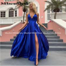 Looking for a prom dress that won't bust the bank? Royal Blue Prom Dresses 2019 New Elegant Long Side Split Dress Evening Wear Plus Size Cheap Sale Girls Formal Pageant Gala Jurke Prom Dresses Aliexpress