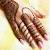 Chain Mehndi Design For Front Hand