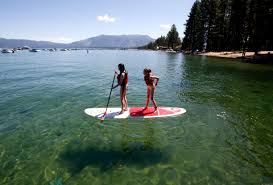 Tahoe is the 16th deepest lake in the world, and the fifth deepest in average depth.it is about 22 mi (35 km) long and 12 mi (19 km) wide and has 72 mi (116 km) of shoreline and a surface area of 191 square miles (490 km 2). New Research Targets Microplastics Detected In Lake Tahoe