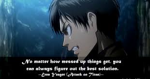 What are you going to do if the ones with the strength don't fight for you? eren art &quotes by: My Anime Review Attack On Titans Quotes 3 Quotes