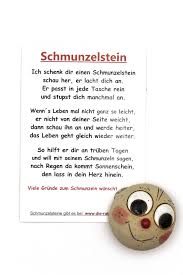 Schmunzelstein gedicht zum ausdrucken from i279.photobucket.com. Schmunzelsteine Glucksbringer