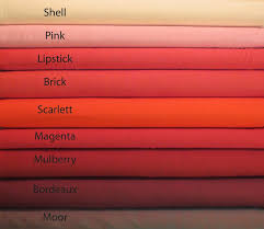 Kaffe Fassett Shot Cottons Red Color Chart