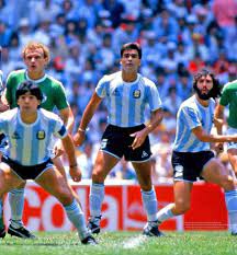 El seleccionado argentino reconoció el metropolitano de barranquilla donde visita a colombia. Diego Jose Luis Brown Sergio Batista Argentina Vs Alemania 1986 Seleccion Argentina De Futbol Futbol Mexico 86