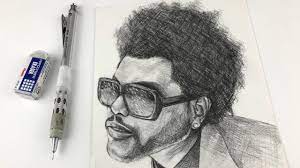 How To Draw The Weekend Step By Step One Pencil Youtube The Weeknd Drawing The Weeknd Drawings