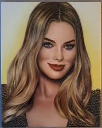 What a challenge painting a portrait of a Chimpanzee