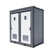 China Factory Prefabricated Portable Toilets with Double Closestool
