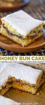 Maybe you would like to learn more about one of these? Honey Bun Cake With No Cake Mix Tastes Like The Classic Honey Buns You Loved As A Kid And Like Your Favorite Yellow Cake Gr Honey Buns Honey Bun Cake Bun