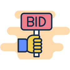 Bid - Free art icons