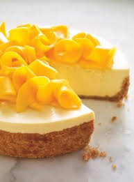Mango Yogurt Mousse Cake Ricardo Recipe Yogurt Mousse Cake Desserts Yogurt Mousse
