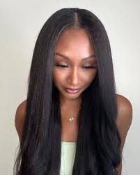 Brazilian Kinky Straight V Part Wig