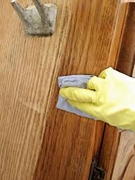 Easily Renew Wood Cabinets Without Actually Refinishing Cleaning Wood Cabinets Cleaning Wood Staining Cabinets