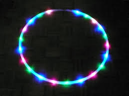 Led Hula Hoop Light Up Rave And Dance Hula Hoop With 36 Led Lights Bewild