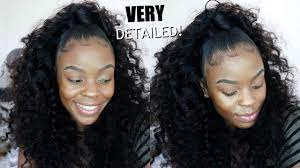 Half Up Half Down Quickweave No Leave Out Protective Style Ft Klaiyi Hair Youtube Braids For Long Hair Curly Girl Hairstyles Braided Hairstyles