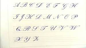 Cursive Calligraphy Writing A To Z Capital Letters For Beginners Youtube In this video tutorial you'll learn everything you need to get started with modern calligraphy for beginners | includes access to a free calligraphy practice worksheet.