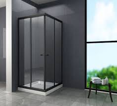 Duschkabine Juniso Q Schwarz 90 X 90 X 190 Cm Ohne Duschtasse Glasdeals Duschtassen Duschkabine Dusche