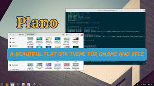 Plano A Beautiful Flat Theme For Gnome And Xfce It S Foss Beautiful Flats Theme Plano