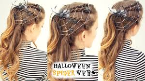 No halloween costume is complete without a cool hairstyle to go with it. Spider Web Hairstyle Halloween Hairstyle Costume Ideas 2016 Braidsandstyles12 Youtube