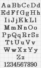 112 Best Cross Stitch Font Images Cross Stitch Cross