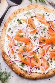 Easy recipe for easy smoked salmon pizza! Everything Bagel And Lox Breakfast Pizza Recipe Runner