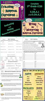 We also introduce variables and expressions into our word problem worksheets. This Is An Awesome Bundled Unit That Completely Covers Writing And Interpreting Numerical Expres Numerical Expression Writing Expressions Algebraic Expressions
