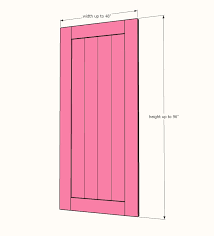 How to measure a door. Easy Barn Doors Ana White