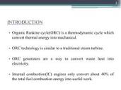 Organic rankine cycle for exhaust waste heat recovery of a disel ...