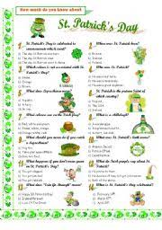Tired of parades and green beer?here are 10 great alternative ways to celebrate st. St Patrick S Day Set 2 Reading Comprehension Esl Worksheet By Mena22