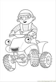 Black Bob The Builder Coloring Pages Bob Cartoons Bob The Builder Free Printable Coloring Pages Free Printable Coloring Bob The Builder