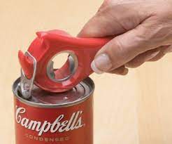 Using a can opener to open a can of soda turns it into a perfect cup out of which to drink. Soda Can Opener Help Me Devices