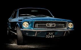 Ford Mustang Van Marco De Jonge Op Canvas Behang En Meer Ford Mustang Mustang Ford