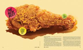 Point the finger (of blame) at (someone). Adweek Chicken Eating A Burger Michael Clinard Photography New York City Seattle Editorial Advertising Photographer