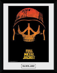 Американская база подготовки новобранцев корпуса морской пехоты. Full Metal Jacket Skull Gerahmte Poster Bilder Kaufen Bei Europosters
