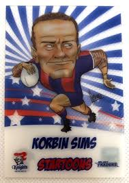 2018 NRL TRADERS NATHAN ROSS NEWCASTLE KNIGHTS STARTOONS ST 9/18