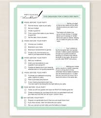 Document the day by asking a friend who enjoys taking photos or book a photographer. 11 Free Printable Party Planner Checklists Tip Junkie