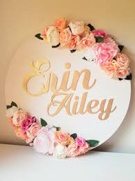 Round Name Signs Shop Elsie Ann Boutique