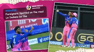 Riyan parag's unique bowling action during the rajasthan royals vs punjab kings ipl sports home ipl 2021 news watch: 1xpswatscj Krm