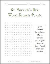 Crosswords, words searches and more. Saint Patrick S Day Word Search Puzzle Student Handouts